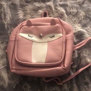 Pink fox tiny bag